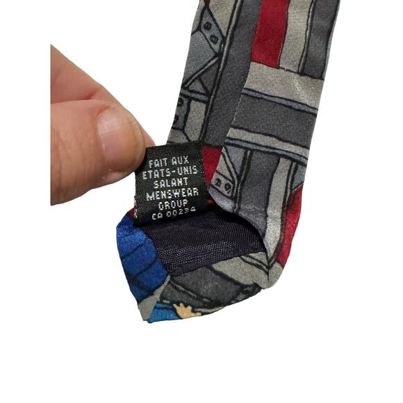 Peanuts Snoopy And Friends The Sky’s The Limit Construction Architect Necktie - Picture 7 of 7